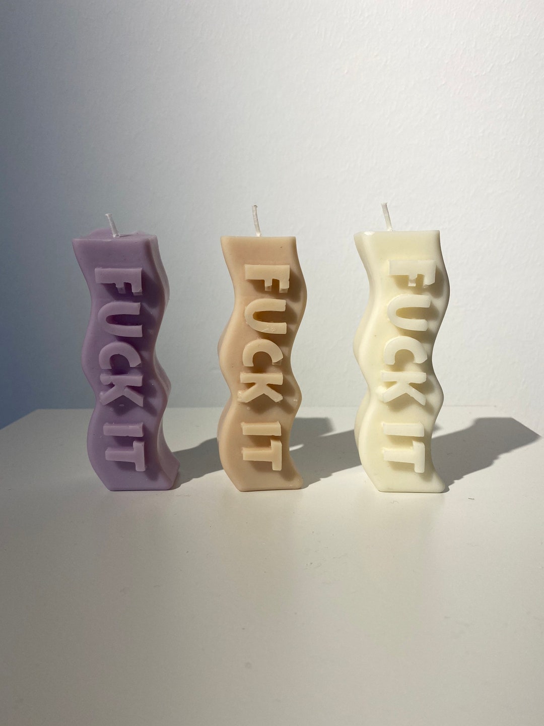 Vela / decir / joder / estado de ánimo / joder / motivo / Etsy España