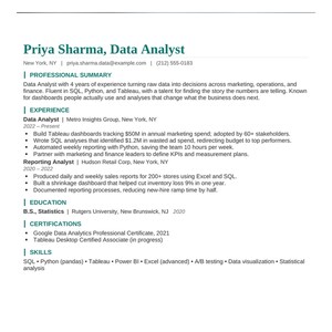 Data Analyst Resume Template Bundle | Analytics Resume, Cover Letter & References, Word + PDF