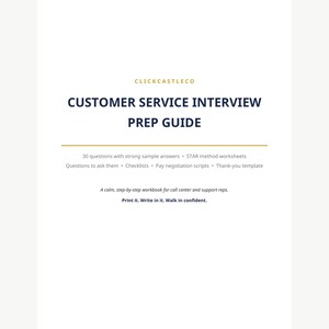 Förberedelseguide inför kundtjänstintervju | 30 intervjufrågor med exempelsvar