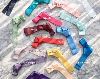Bojagi Ribbon : Korean Fabric Ribbon, Wedding Napkin Ring, Table Decor, K-Ribbon, K-Life style