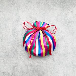 Korean Traditional Obangsaek Saekdong Lucky Pouch – Baby & Kids Hanbok Money Bag, Korean Souvenir Gift, First Birthday (Doljanchi) Gift