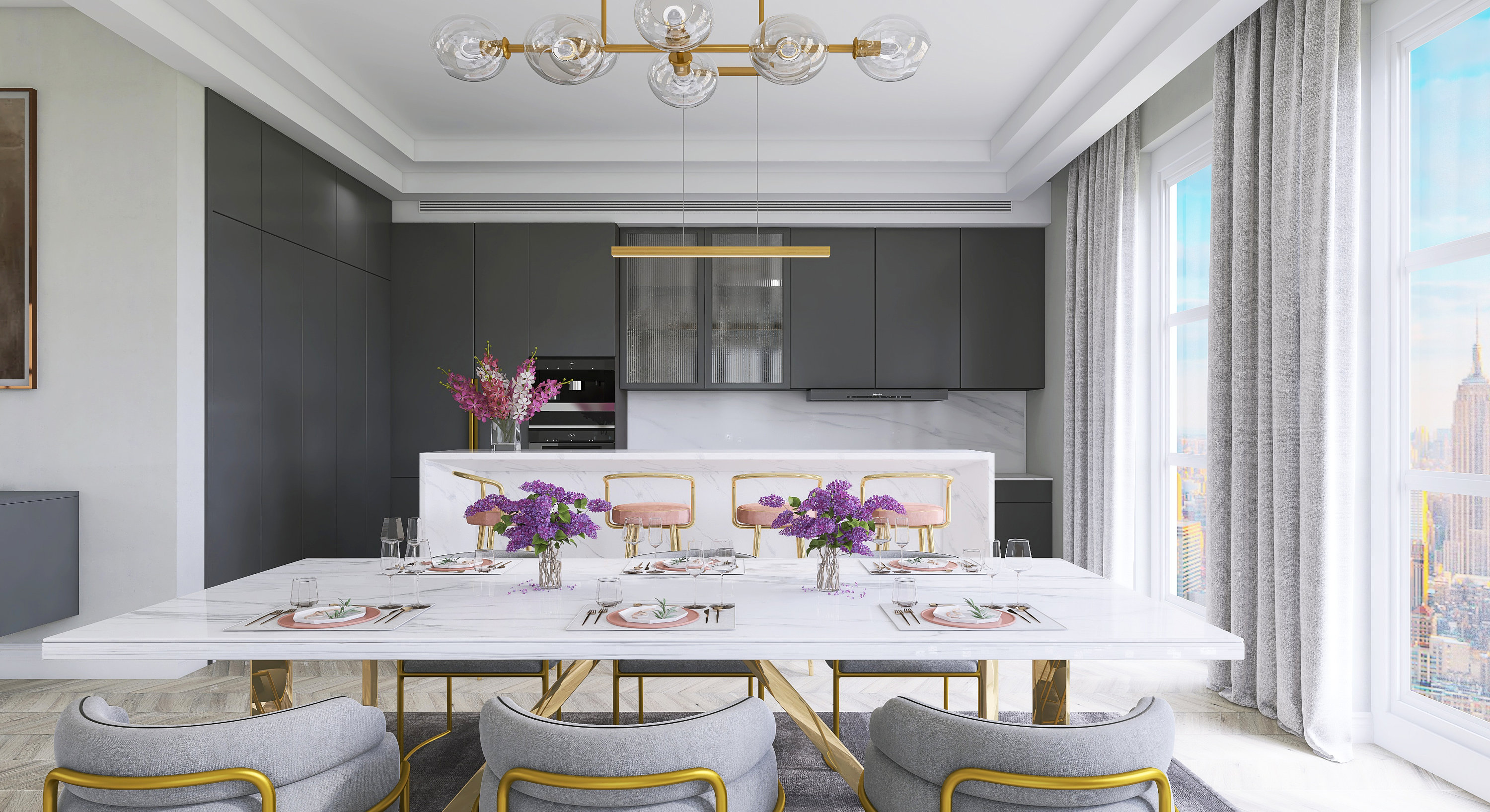 Custom Kitchen 3D Interior Design Rendering: Realistic Visualization - Etsy
