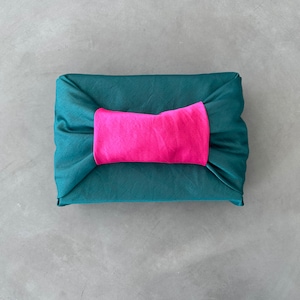 Azalea & Green Korean Traditional Fabric, Korean Gift Wrap, Bojagi, Wedding Gift Wrap, Fabric Gift Wrapper,답례품,추석