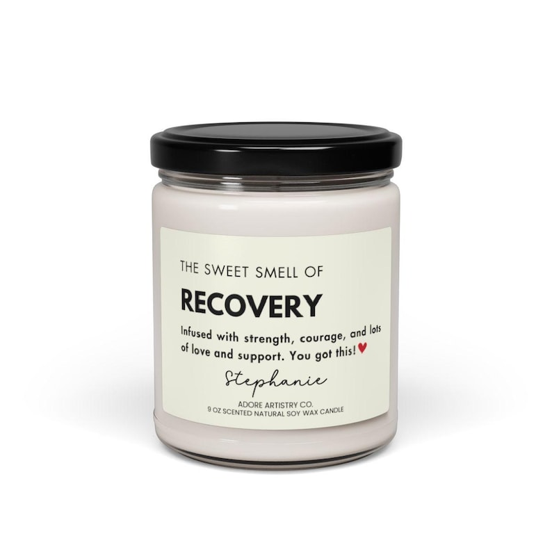 Funny Recovery Get Well Soon Gift Smells Like You Got This Candle Hysterectomy Cancer Surgery Addiction Sick Friend Healing Vibes Cheer Up image 5