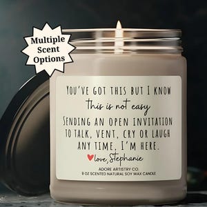 You Got This Motivational Candle Encouragement Gifts for Women I am Here Cheer Up Gift Funny Recovery Get Well Thinking of You Sympathy Gift