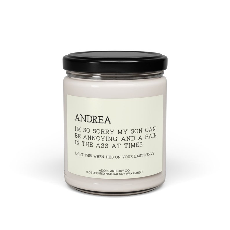 Daughter in Law Gift From Mother in Law Last Nerve Candle Bridal Shower