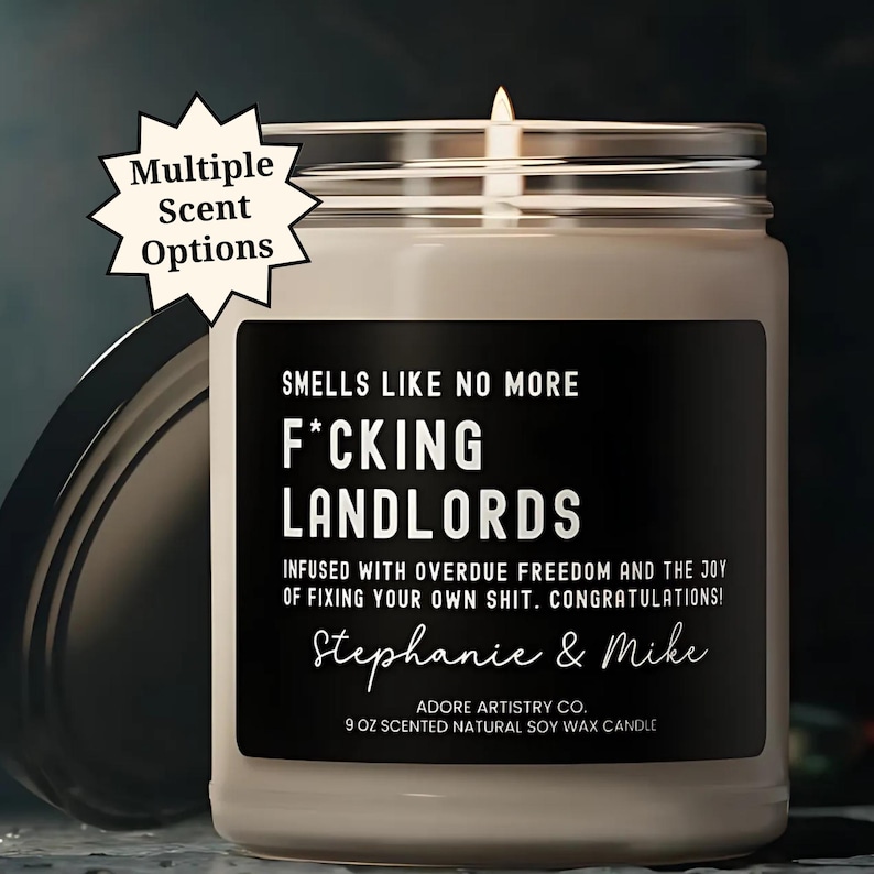 New Homeowner Gift Smells Like Homeowner Candle First House Gift New Home Gift New House Gift Closing Realtor Gift Congrats Housewarming Gift for Couple AA-25-162