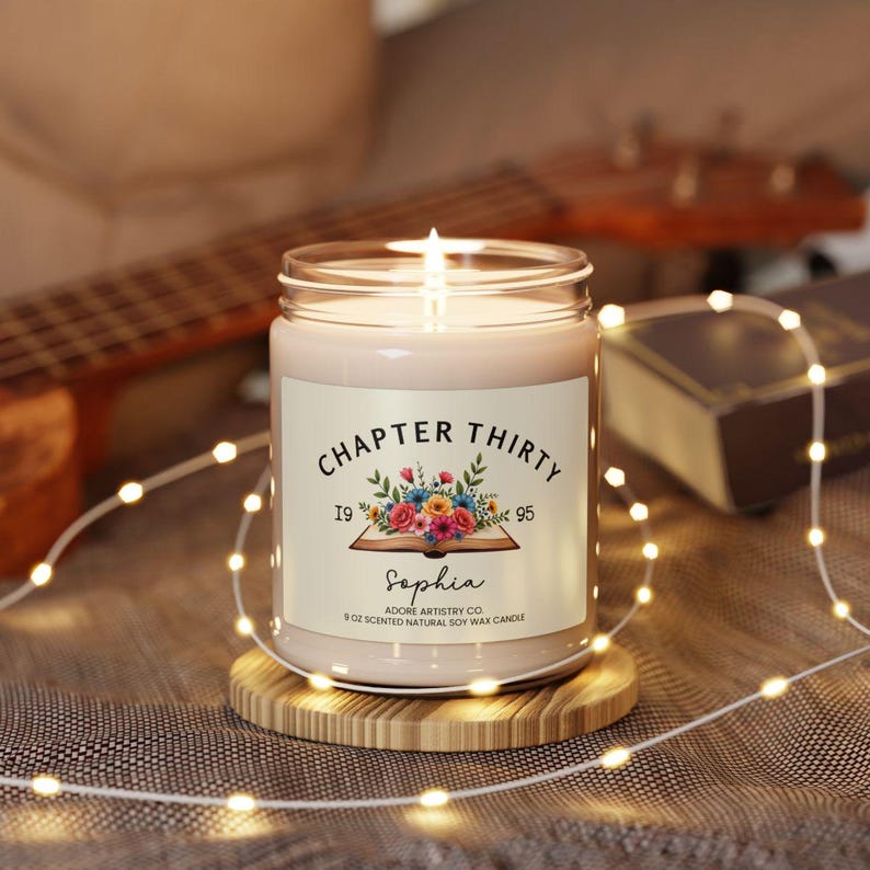 30th birthday favors happy 30th birthday gift 30th birthday women 30 birthday present for wife 30th birthday floral 30th birthday flower birthday present  thirtieth birthday 30 year old gift 30th birthday girl funny cute candle