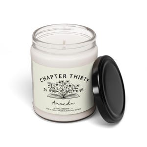 30th Birthday Gift Ideas Chapter 30 Birthday Candle Turning 30 Year Old Woman Personalized 30th Bday Gift 1996 Thirtieth Birthday for Her 画像 7