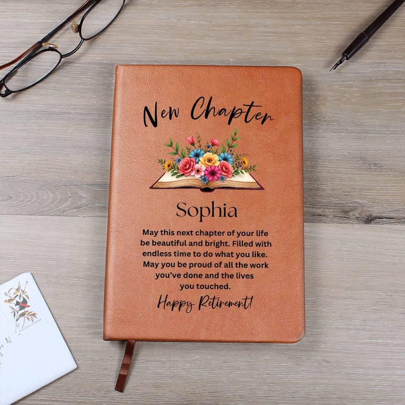 office staff corporates gifts employee farewell gift custom leather journal employee goodbye gift retired 2025 2024 congratulations gift for mom retirement book boss retirement grandma retire going away gift