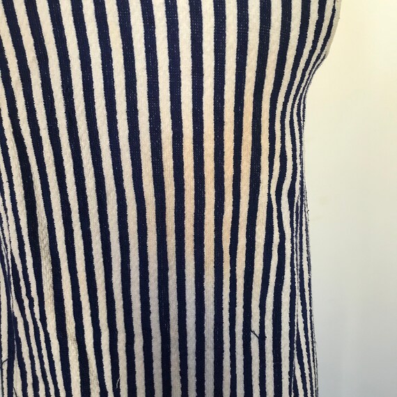 Rare 50's vintage handmade towelling beach dress Gem