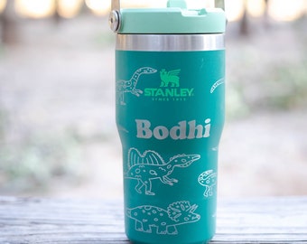 Personalized 20 oz Kid Stanley Iceflow Stanley for Kid water bottle for kid school toddler water bottle daycare drink bottle personalized