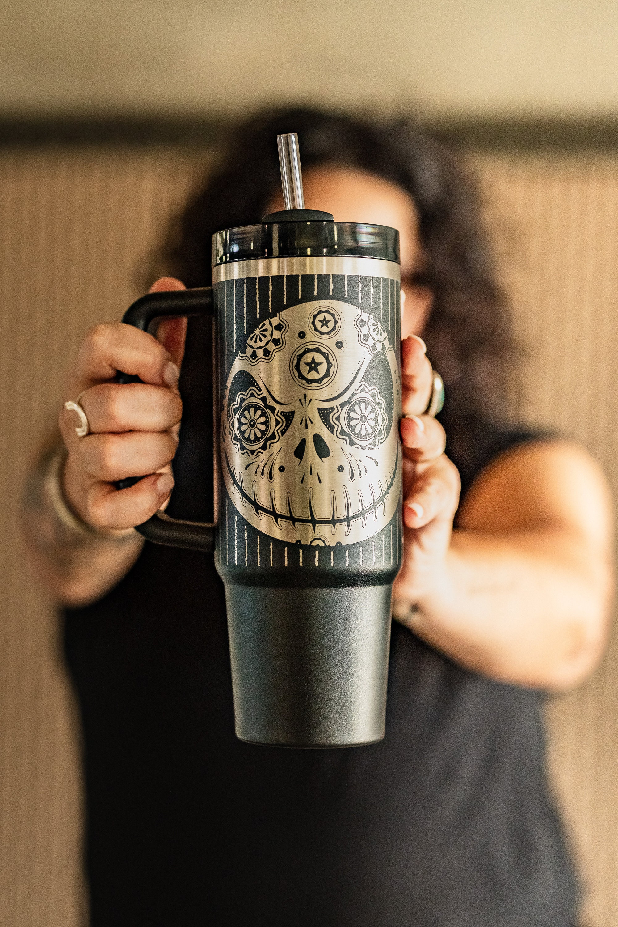 Dia De Los Muertos Stanley Halloween Tumbler for Halloween Stanley