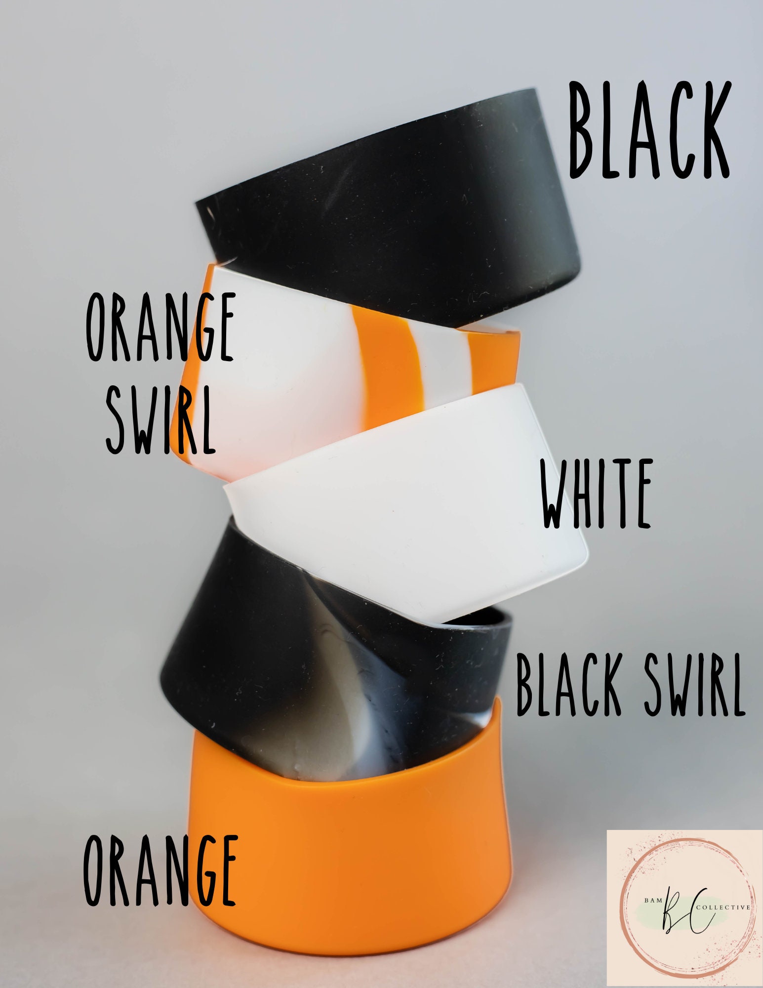 4 Pack Zenbo Silicone Boot 40oz Tumbler (black, white, orange & pink)