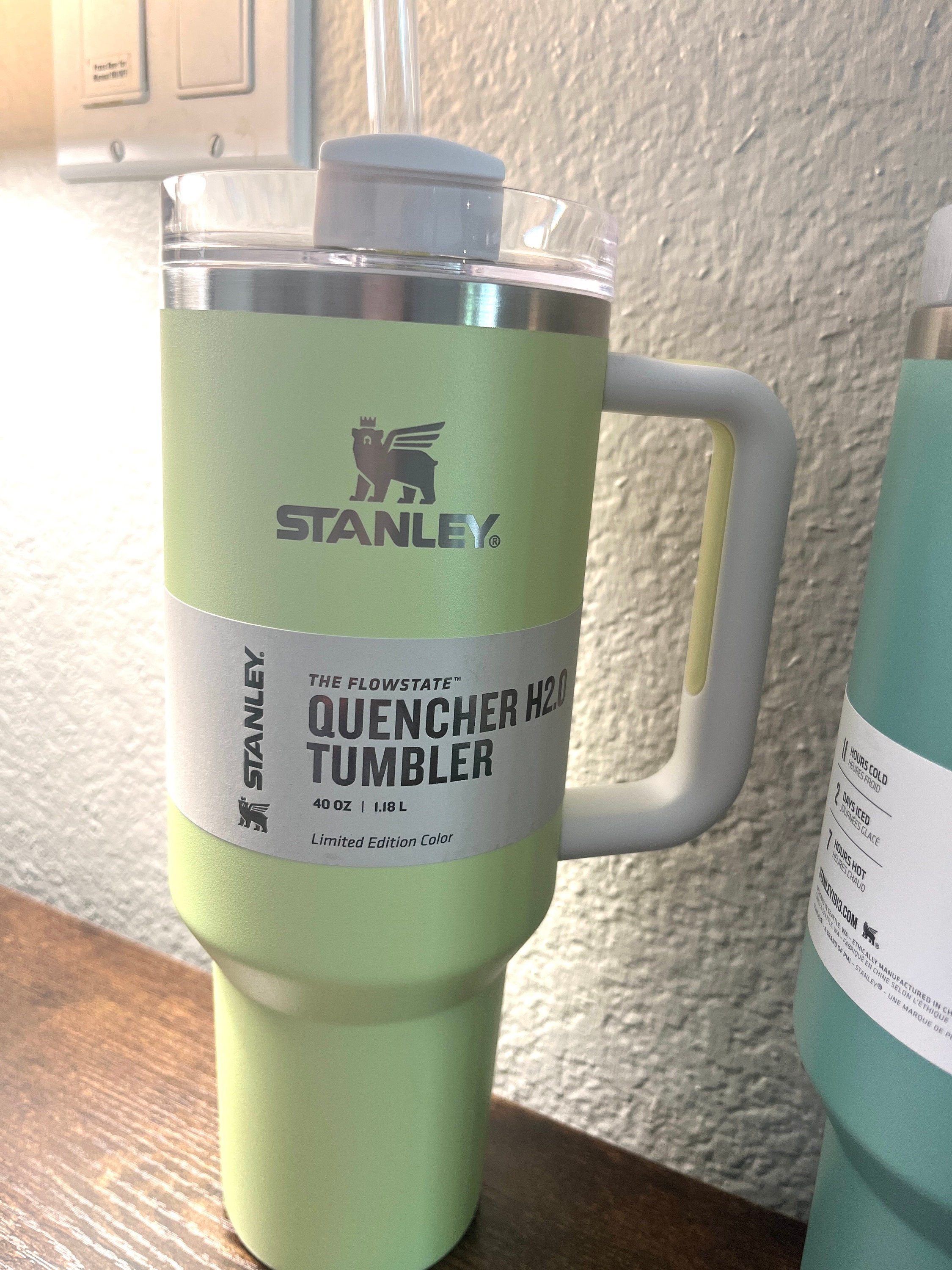 Seafoam Mint Green Stanley Cup Stainless Steel Tumbler - Stanley