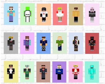 Minecraft Skin Etsy Uk