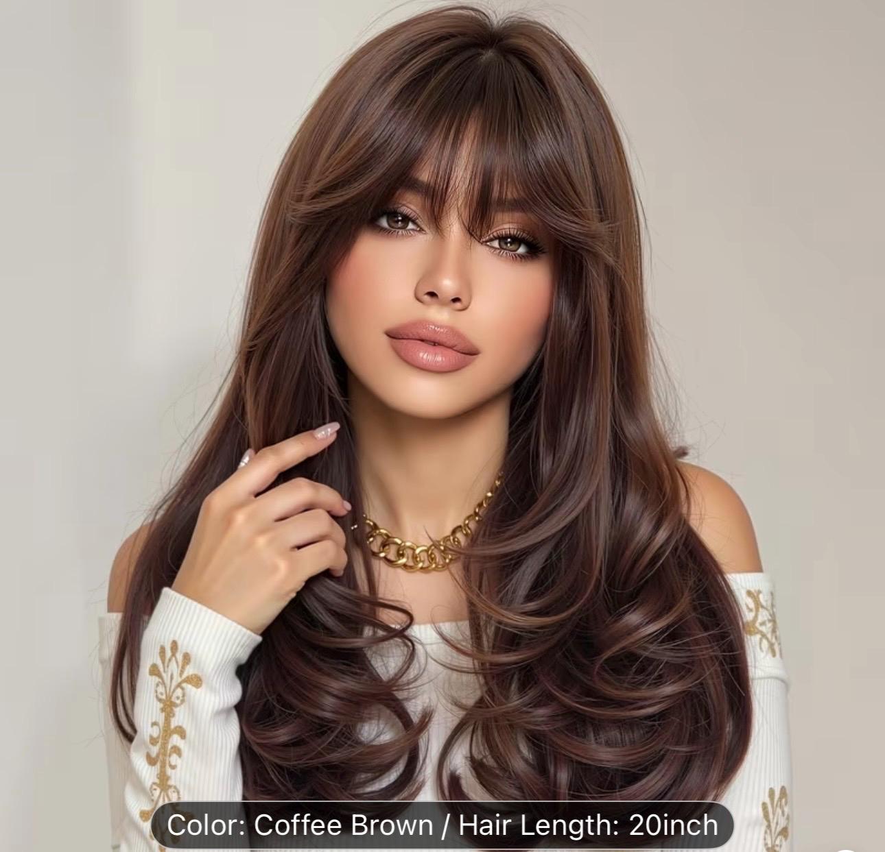 Coffee Brown Wig - Etsy