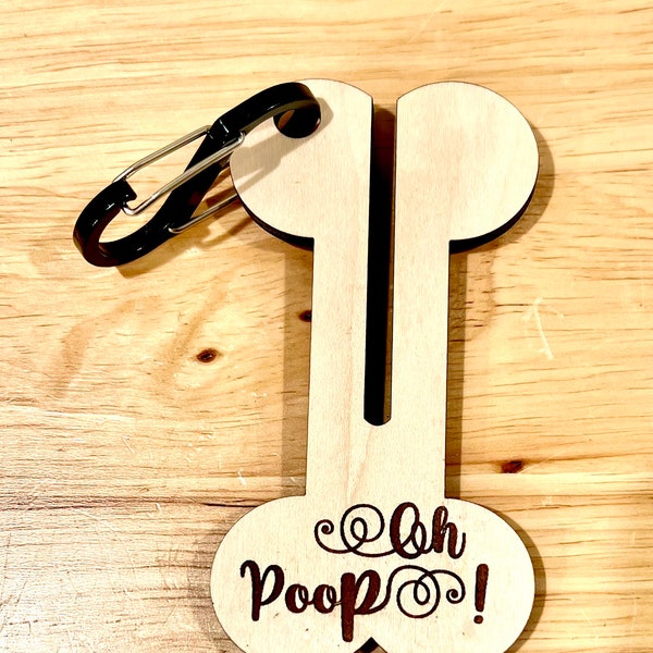 Digital SVG File - Dog Poop Holder -Glowforge Ready