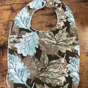 Leaves Waterproof Special Needs toddler Bib