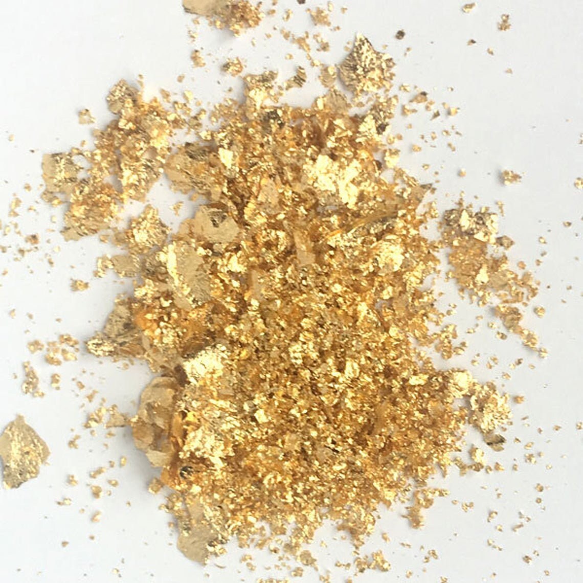Edible Gold leaf flakes 24kt Edible Grade Genuine Gold Leaf Etsy