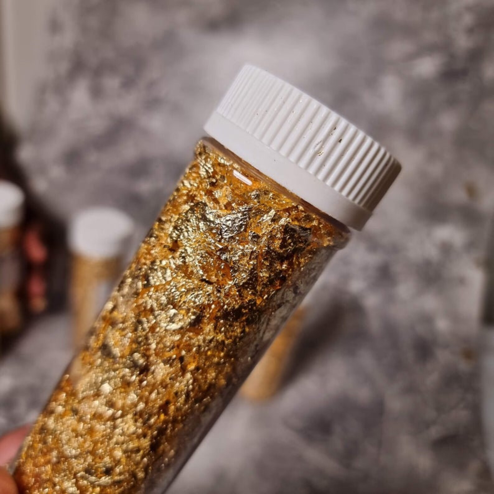 Edible Gold Leaf Flakes 24kt Edible Grade Genuine Gold Leaf Etsy