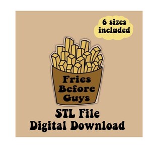 French fry Cookie Cutter, Sugar Cookie Cutters, fries cookie cutter, French fries cookie, Food cookie cutter, STL File, digital download
