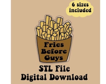 French fry Cookie Cutter, Sugar Cookie Cutters, fries cookie cutter, French fries cookie, Food cookie cutter, STL File, digital download