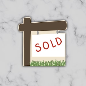 Real estate Cookie Cutter, Sugar Cookie Cutters, For sale sign Cookie Cutter, sold sign cookie cutter, home cookie cutter