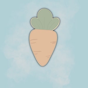Carrot cookie cutter, Easter cookie cutter, carrot cookie
