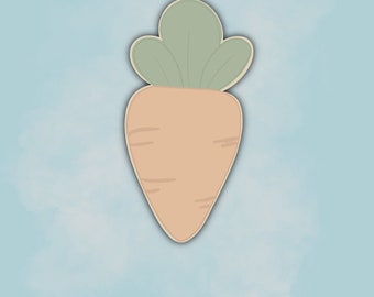 Carrot cookie cutter, Easter cookie cutter, carrot cookie