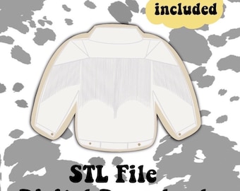 Jacket Cookie Cutter, Sweater cookie cutter, Sugar Cookie Cutters, jacket cookie, sweater cookie, Cookie STL File, Cookie digital download