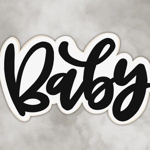 Baby Cookie Cutter, Cookie Cutter, Baby Cookie