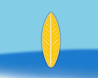 Surf board cookie cutter, summer Cookie Cutter, Sugar Cookie Cutters, beach cookie cutter