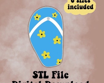 Sandals cookie cutter, summer Cookie Cutter, beach cookie cutter, shoe cookie cutter, flip flop cookie cutter, STL File, Digital Download