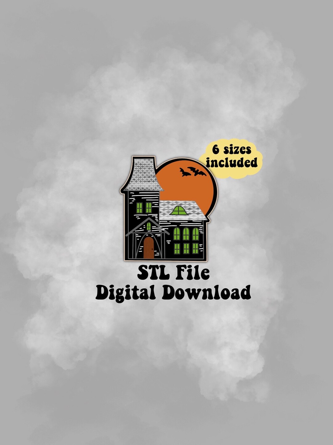 Haunted House Cookie Cutter Halloween Cookie Cutter Sugar Etsy