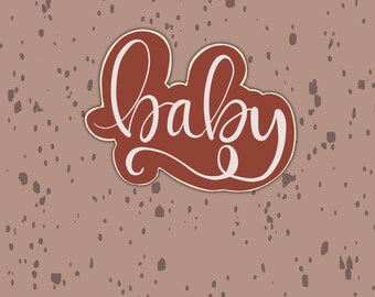 Baby Cookie Cutter, Cookie Cutter, Baby Cookie