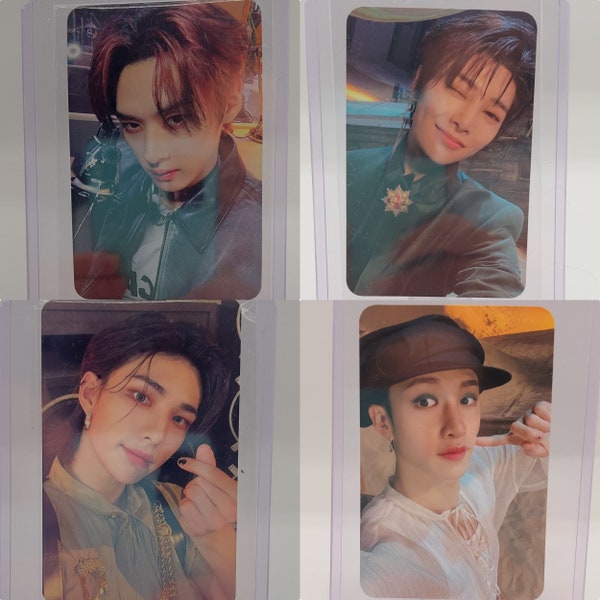 Stray Kids preorder photocards, Pob, YES24, ALLADIN, JYP, Bangchan, Hyunjin, I.N Jeongin, Hyunjin