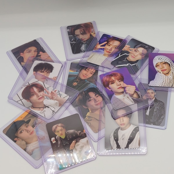 Official Stray Kids ROCKSTAR pc photocards, Bangchan, Changbin, Lee Know, Hyunjin, Han, Seungmin, Felix, IN