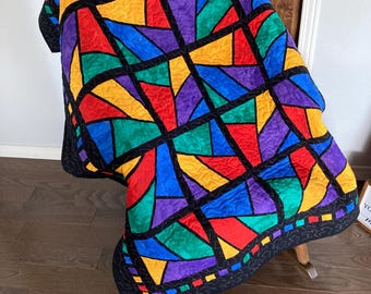 Glasmalerei Quilt