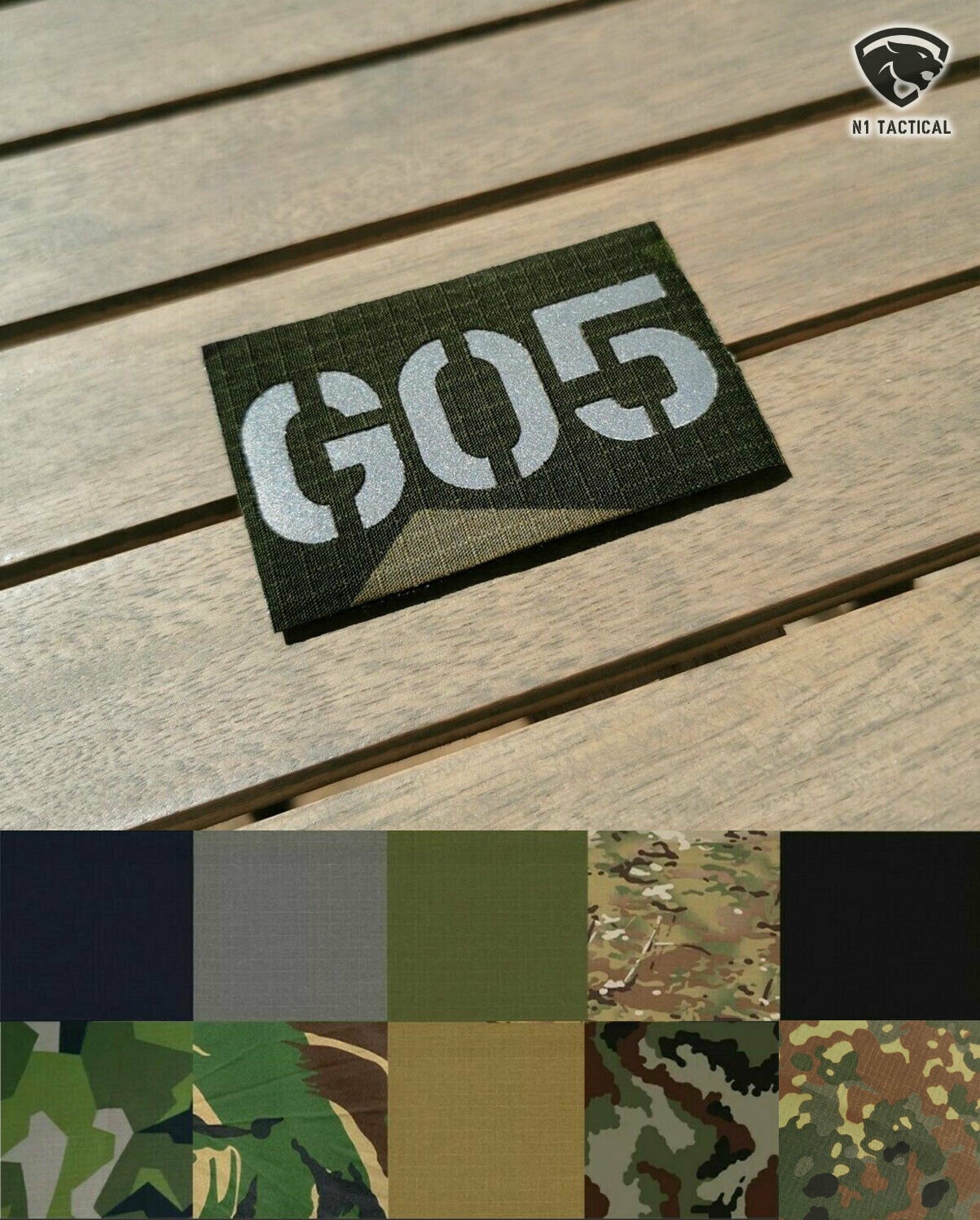 Custom Callsign Patch Reflective IRR Made To Order Military Etsy