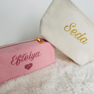 Trousse personnalisée en velours