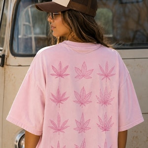 Stoner Girl Weed Shirt Girly Stoner Stoner Girl Gifts Stoner Gifts For Her Pink Stoner THC Stoner Shirt Weed Stuff Pothead Gifts afbeelding 1