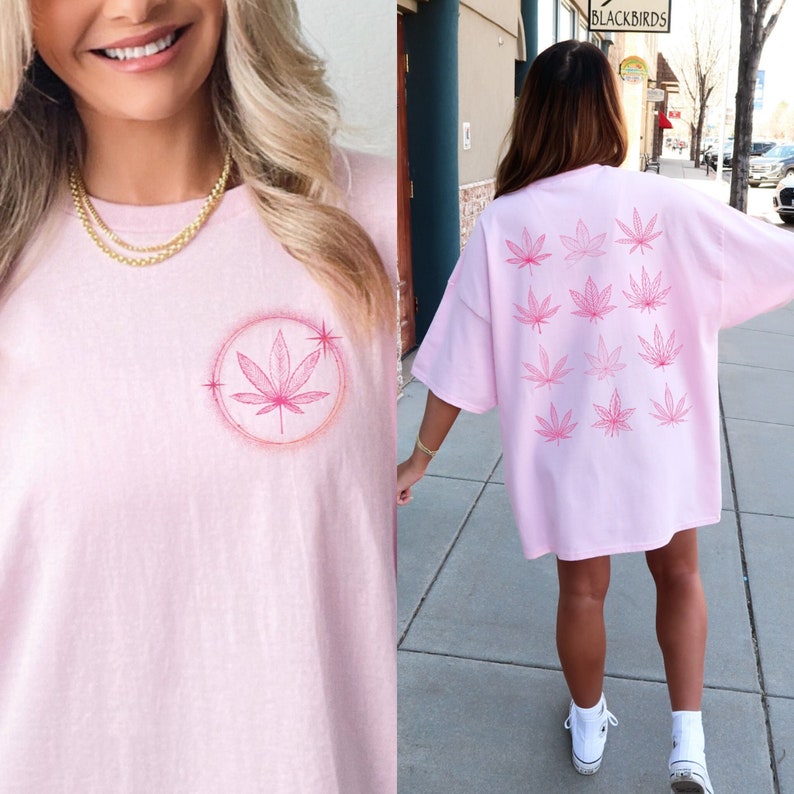 Stoner Girl Weed Shirt Girly Stoner Stoner Girl Gifts Stoner Gifts For Her Pink Stoner THC Stoner Shirt Weed Stuff Pothead Gifts Light Pink