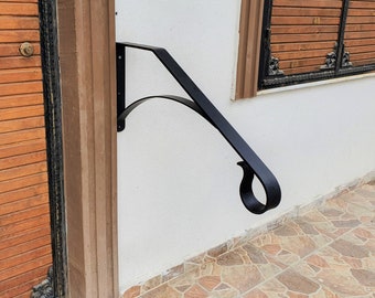 Handrail made of wrought metal for Stairs, 1-3 Steps handrail, Grab bar railing, For indoor or outdoor uses, Front door hold handrail