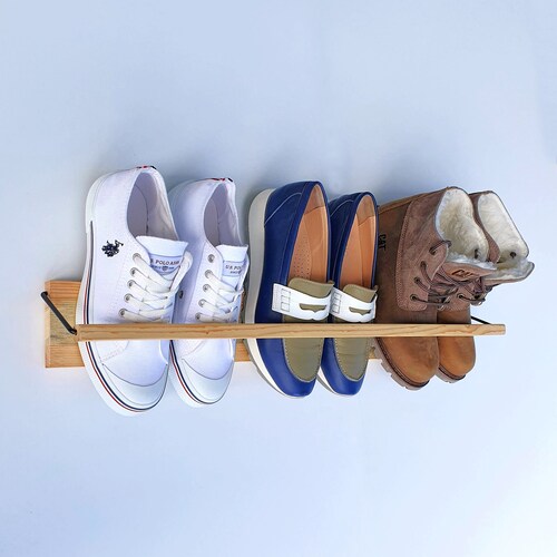 Wall Shoe Rack/entry Way Organizer/shoe Shelf/storage Etsy