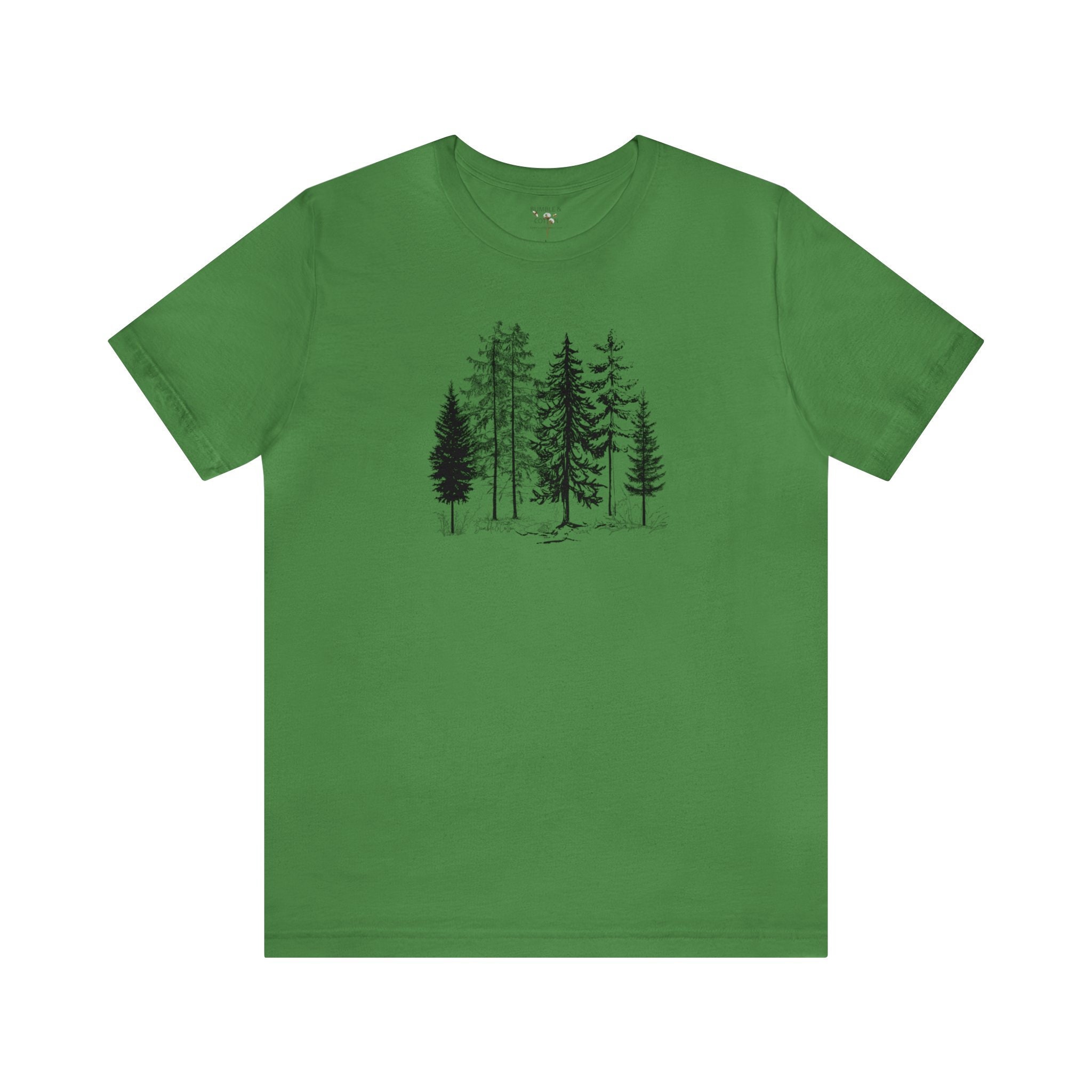 ★2025SS新作★GOTTER GALLERY★FOREST GRAPHIC T-SHIRTS Forest Tee Shirt || Forest Tree Shirt || Tree T-shirt
