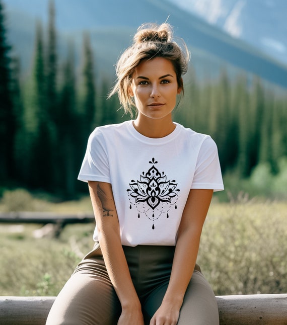Namaste Love Bee Lotus Yoga Woman Shirt, Flower Mom T-Shirt Namaste Love Bee Lotus Yoga Woman Shirt, Flower Mom T-Shirt