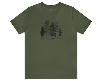 Forest Tee Shirt || Forest Tree Shirt || Tree T-shirt