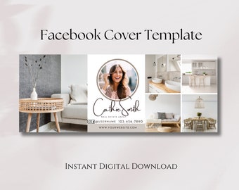 Realtor Facebook Cover | Realtor Marketing | Realtor Facebook | Facebook Cover Photo | Real Estate Template | Facebook Canva