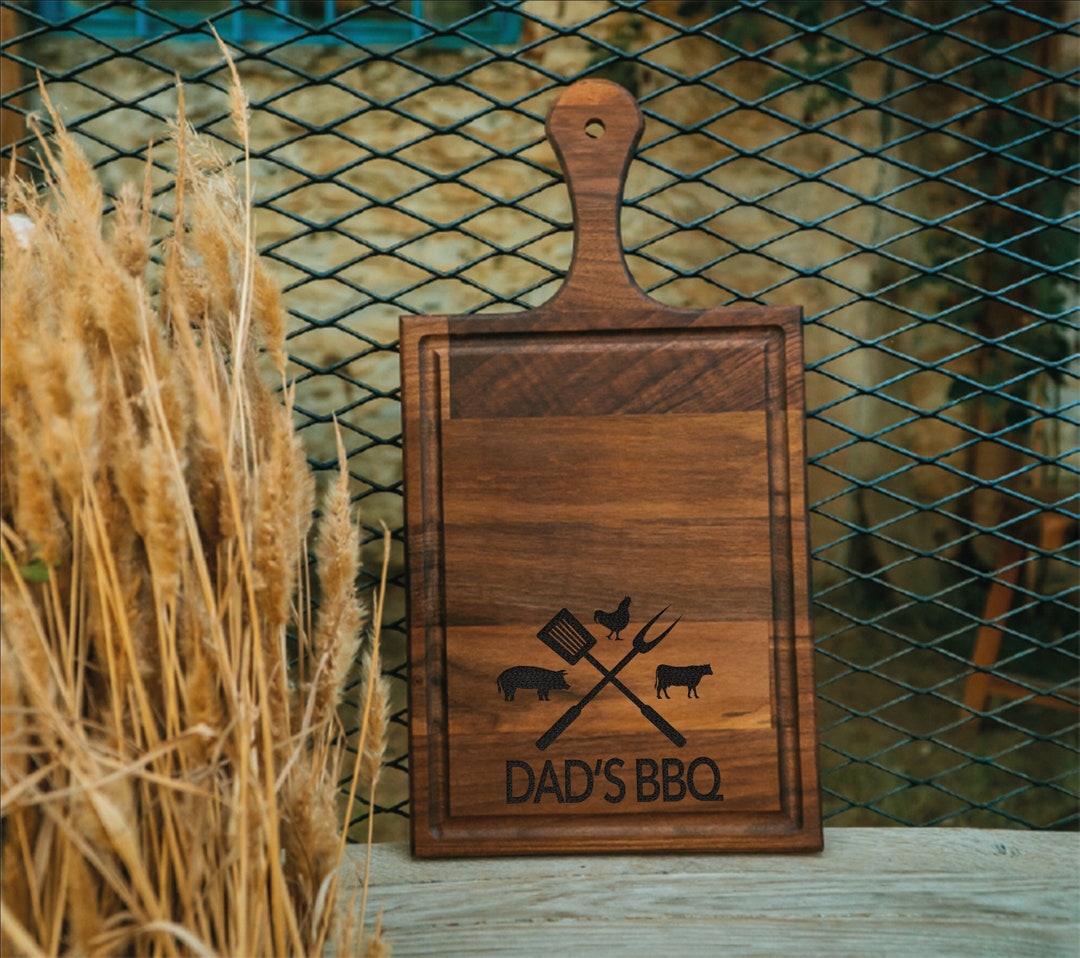 Meat Cutting Board, BBQ Cutting Board, Grilling Board, Grilling Gift